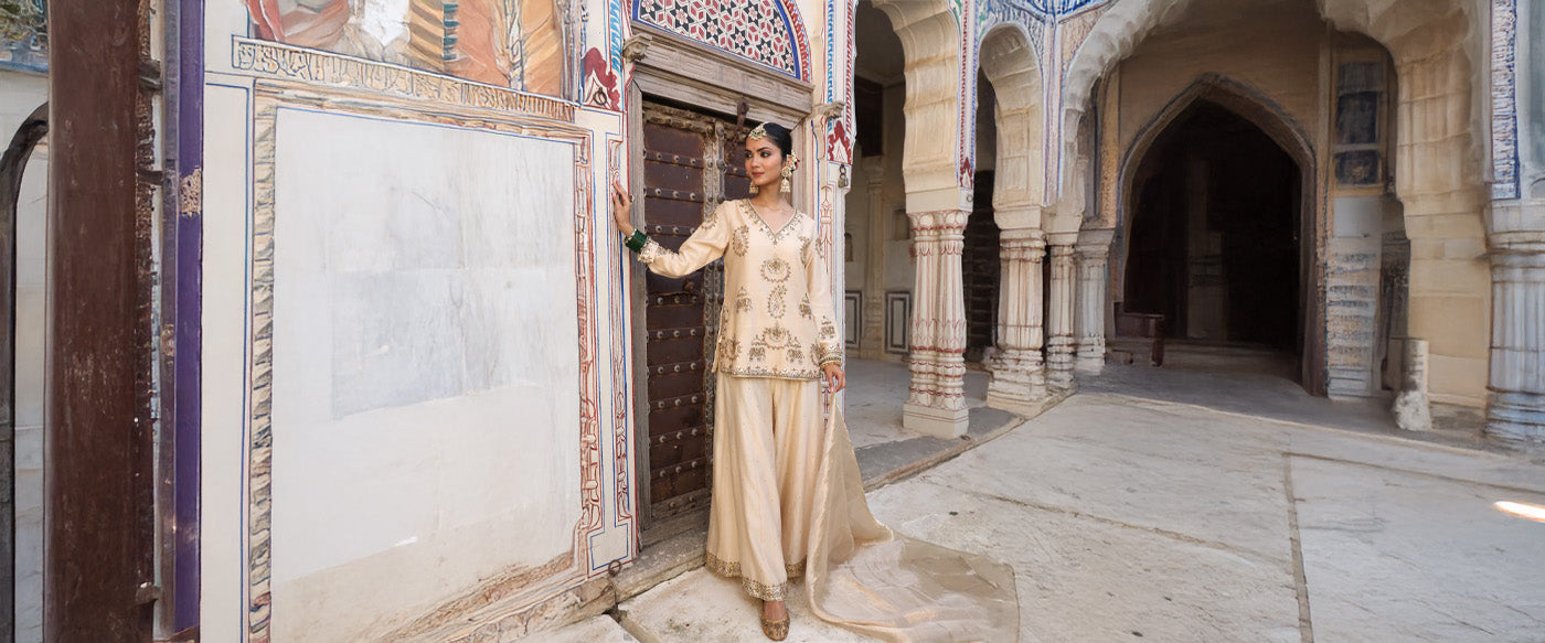 A Complete Guide to Styling Luxury Sharara for Weddings and Festivities