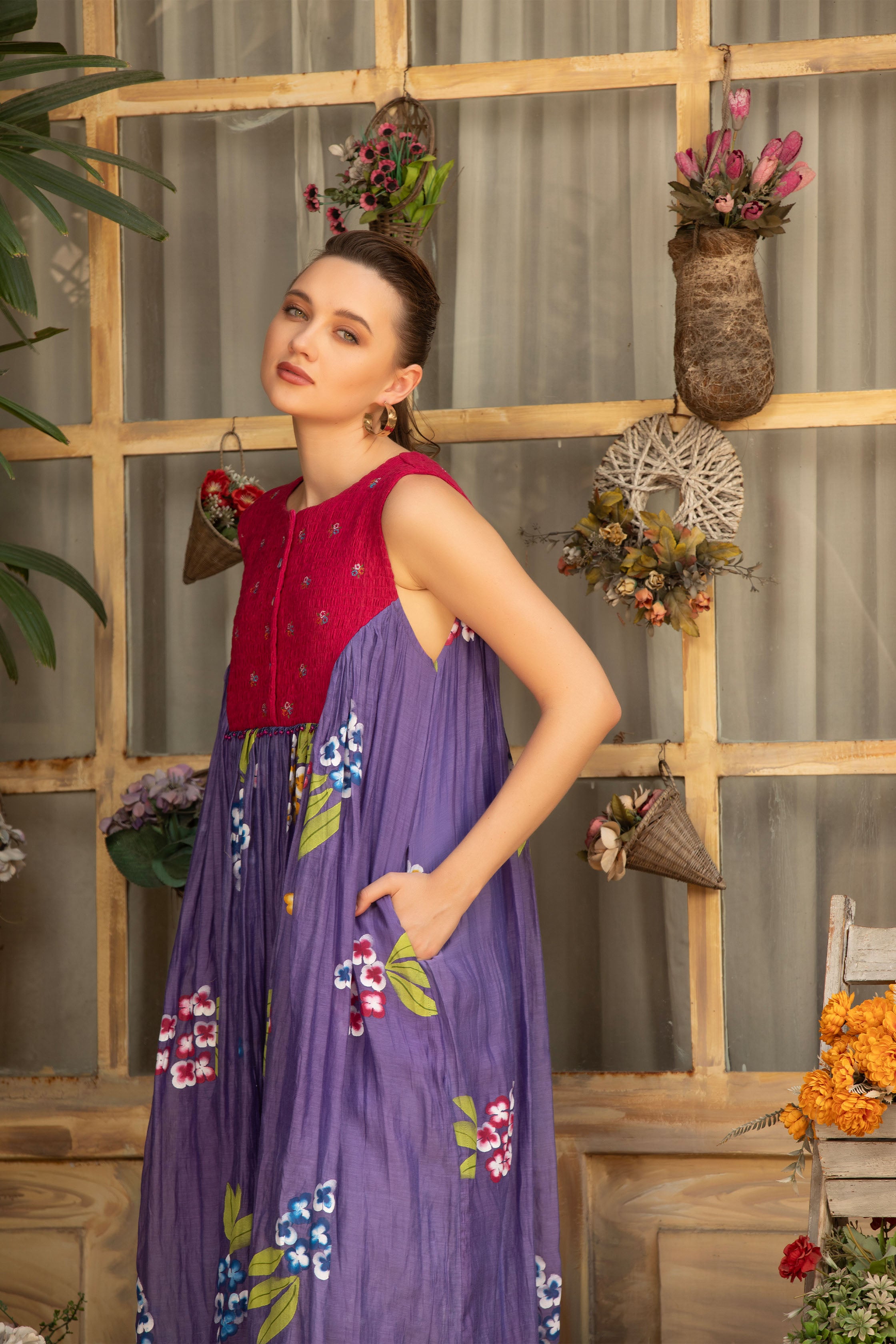 LAVENDER BLOOM DRESS