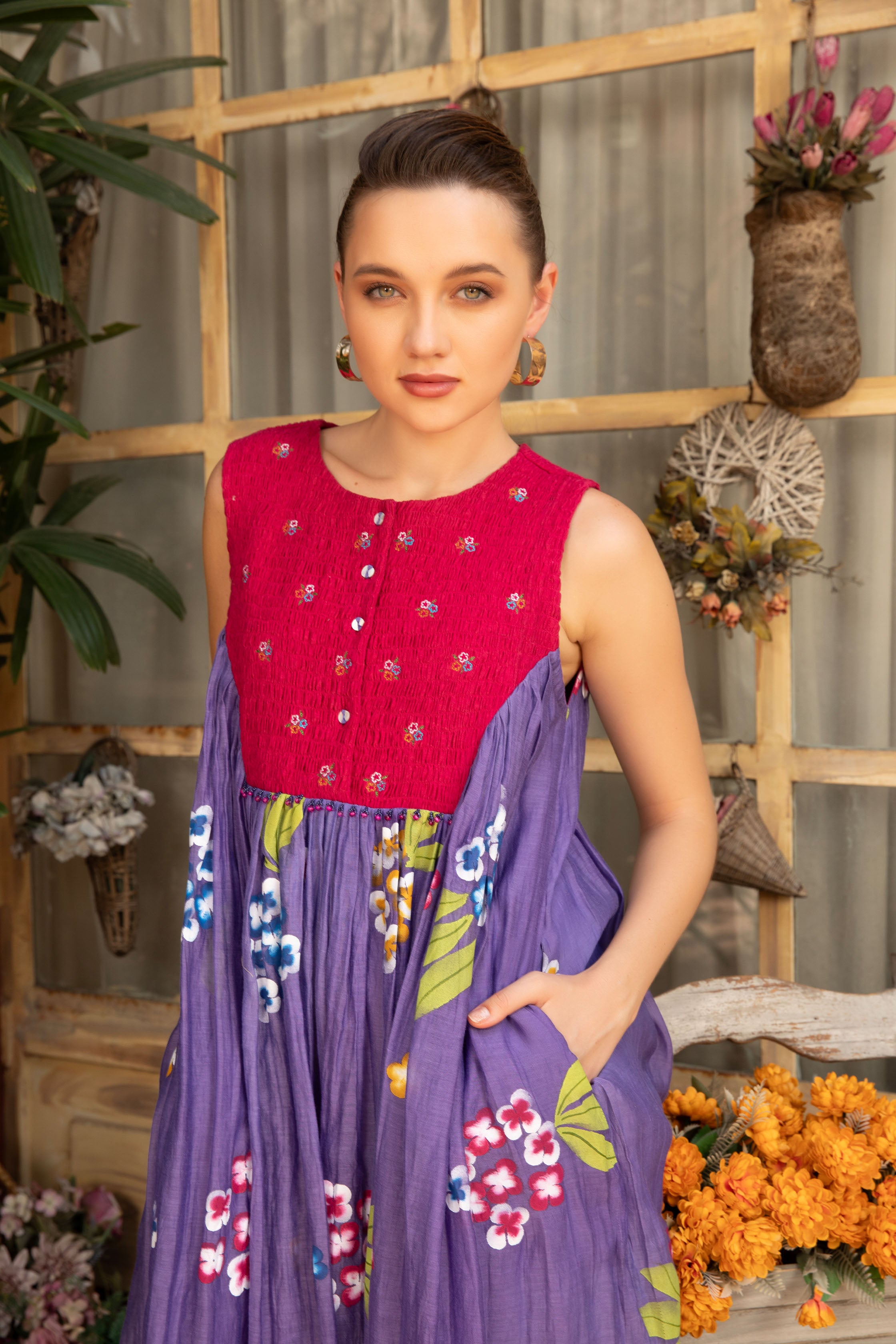 LAVENDER BLOOM DRESS