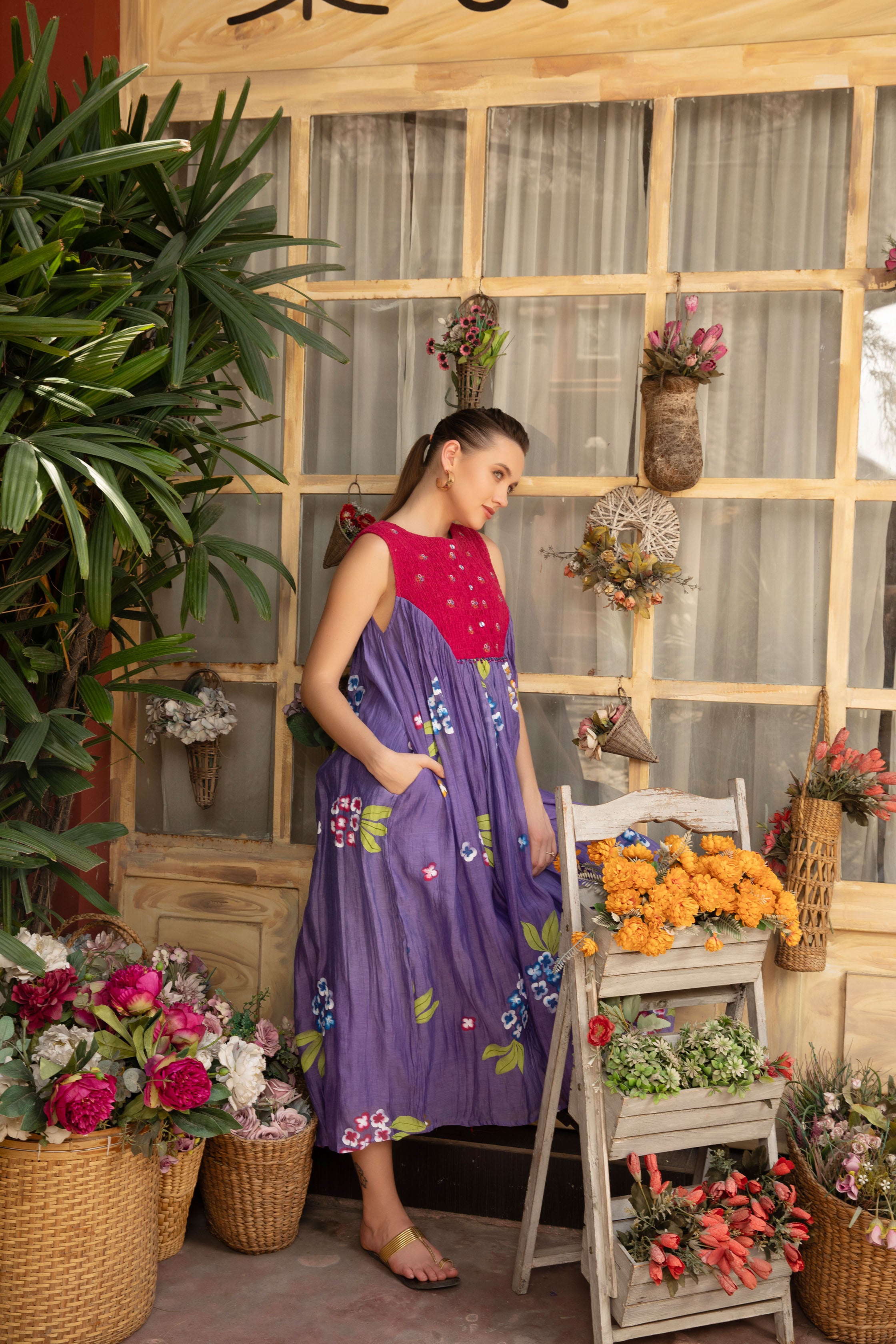 LAVENDER BLOOM DRESS