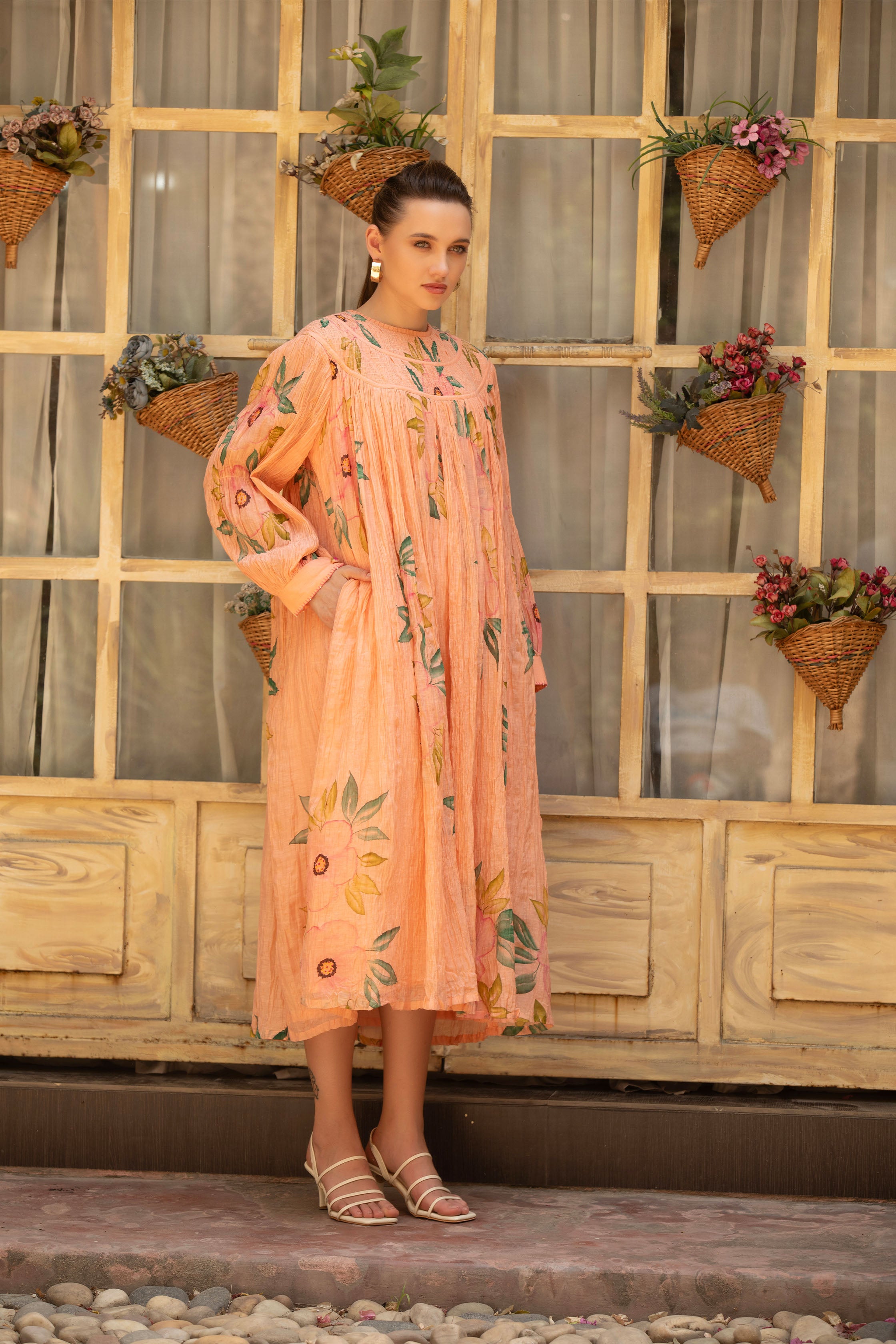 PEACH BLOSSOM DRESS