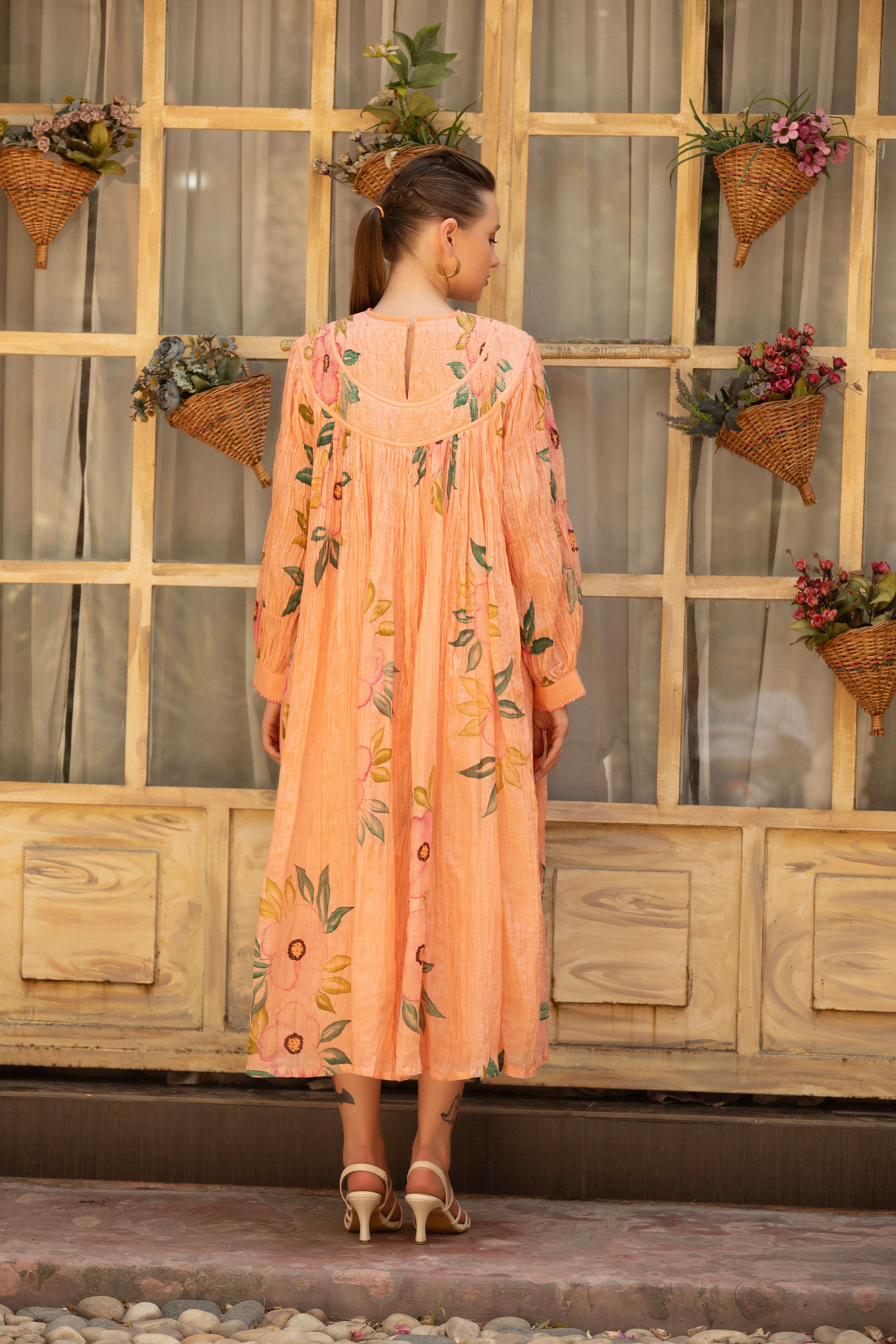 PEACH BLOSSOM DRESS
