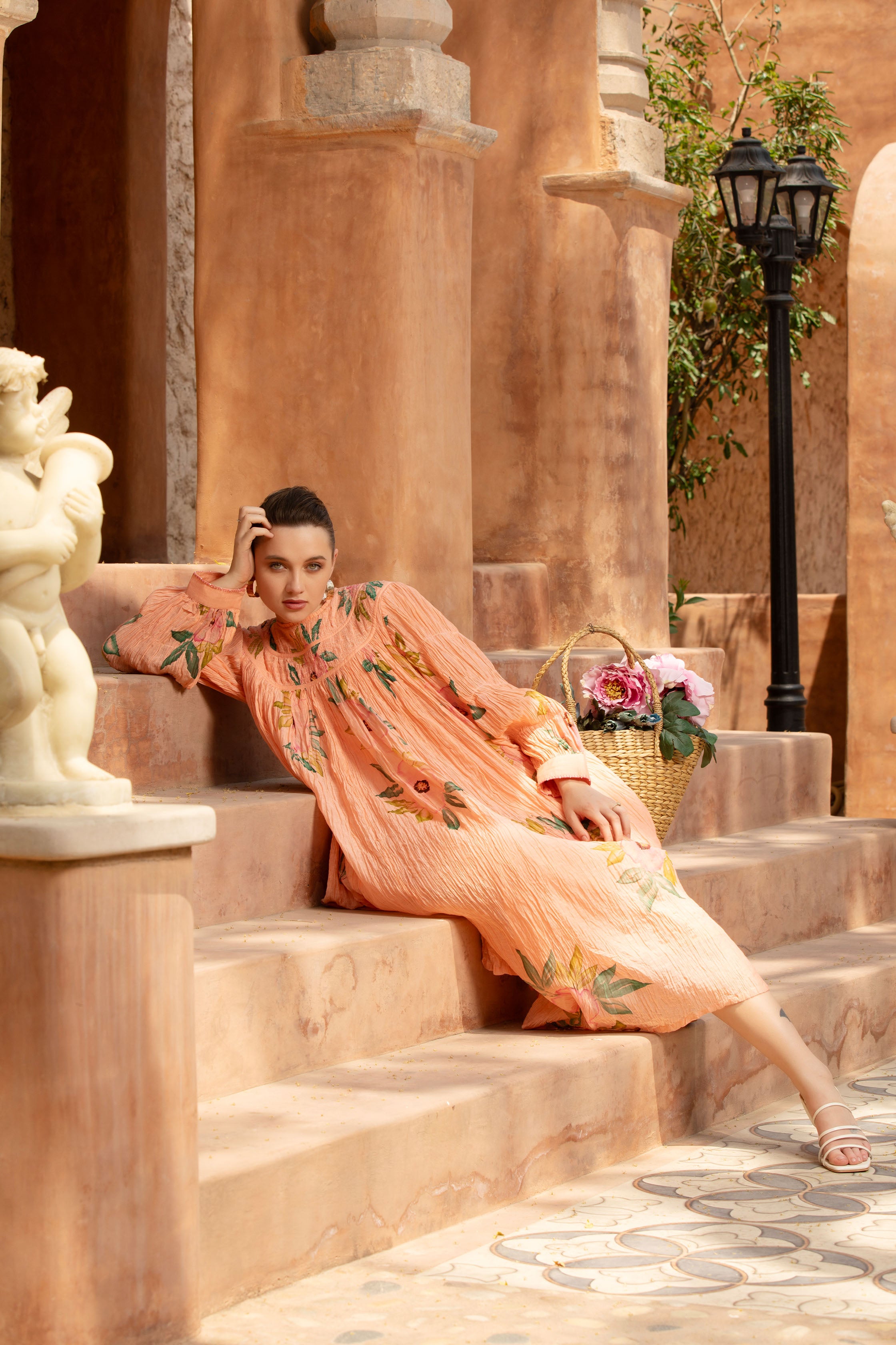 PEACH BLOSSOM DRESS