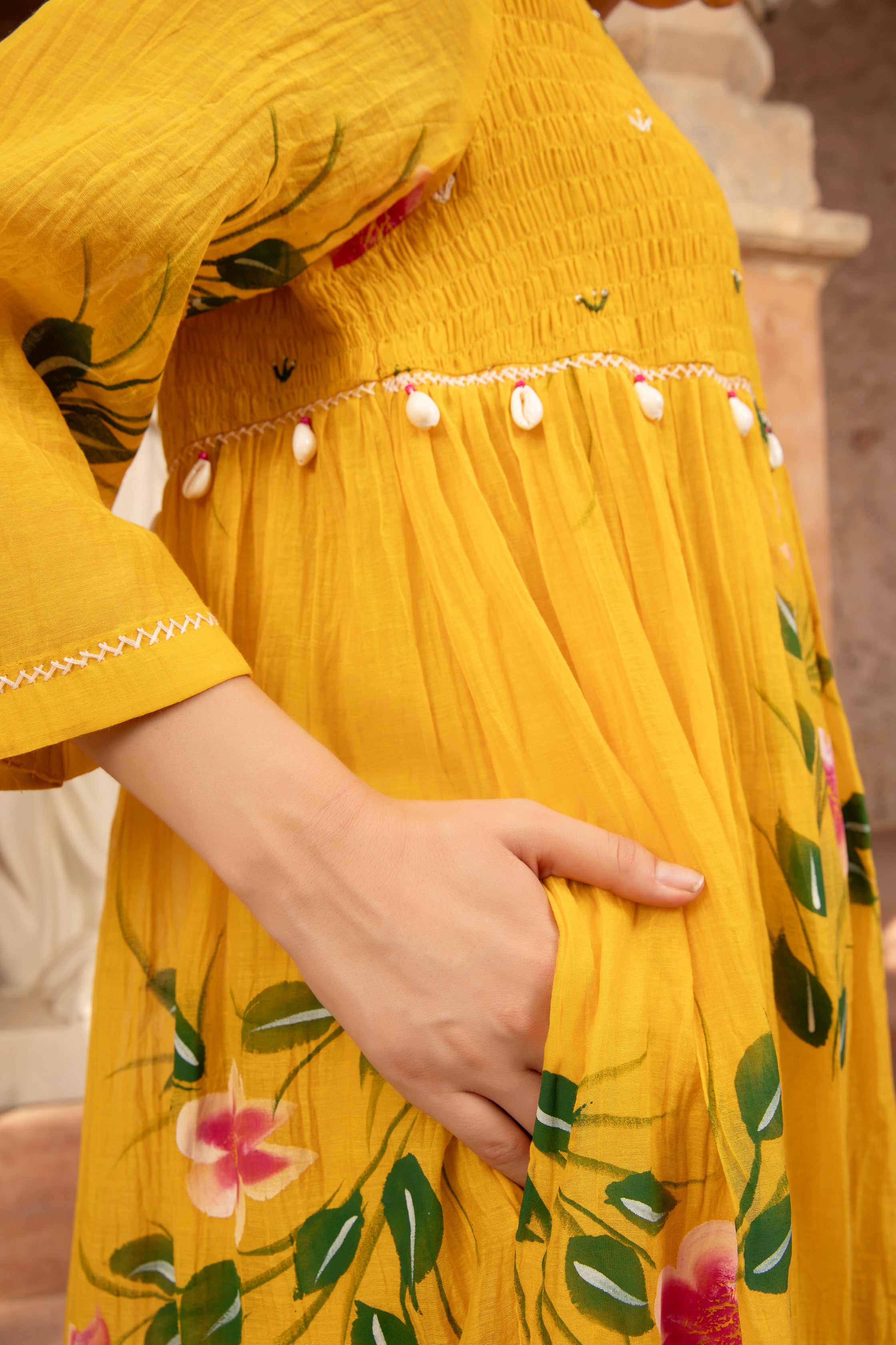SUNLIT BLOSSOM DRESS