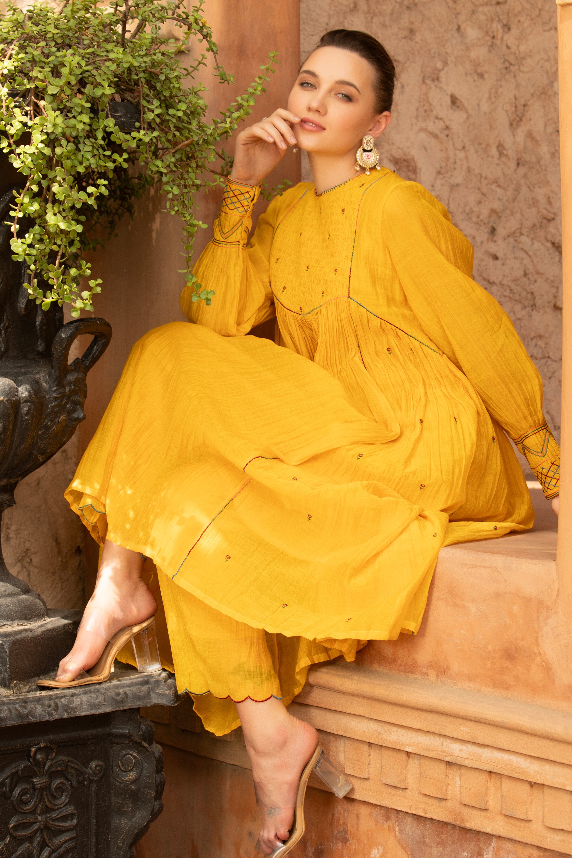 MARIGOLD CHARM KURTA SET