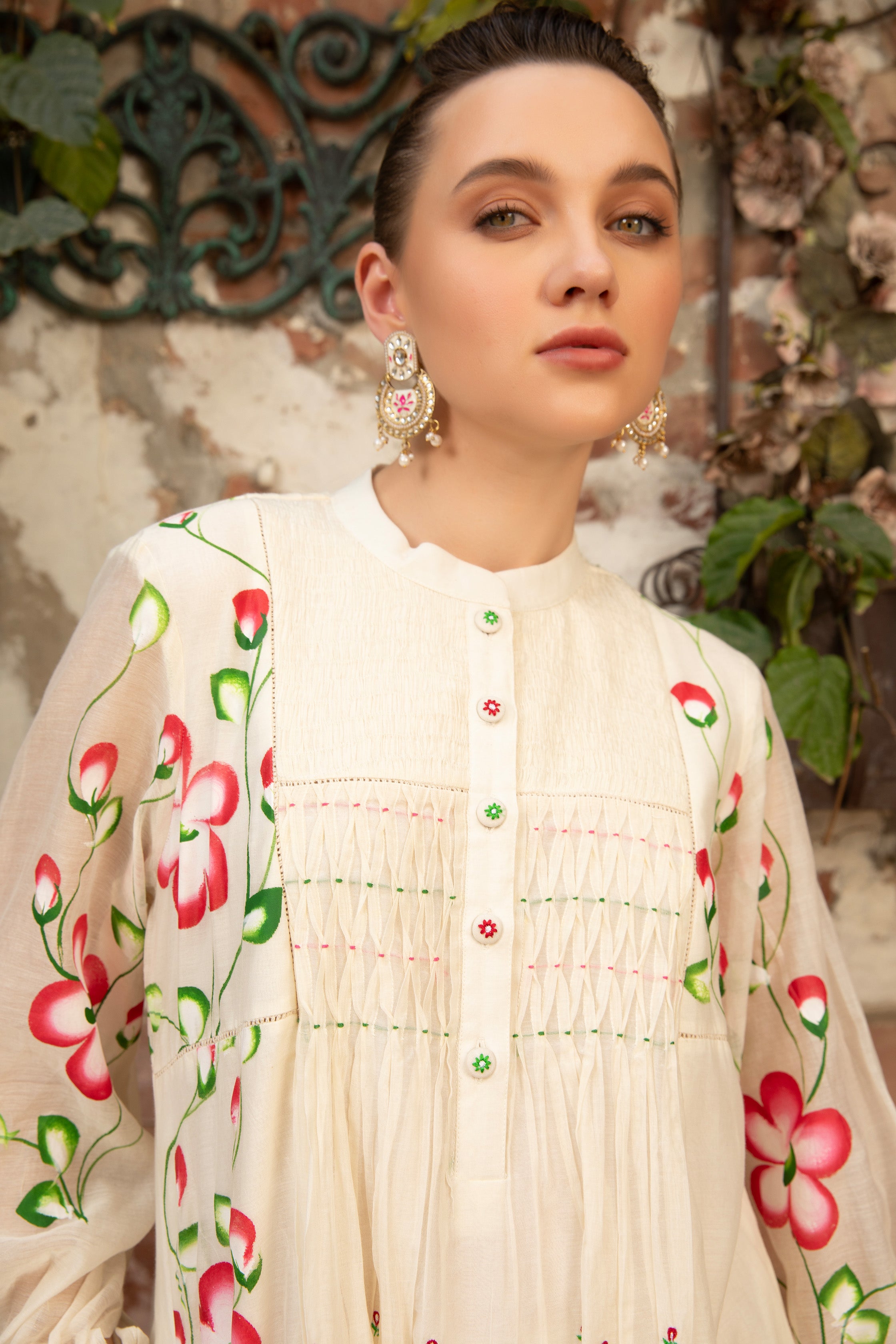 IVORY BLOOM KURTA SET