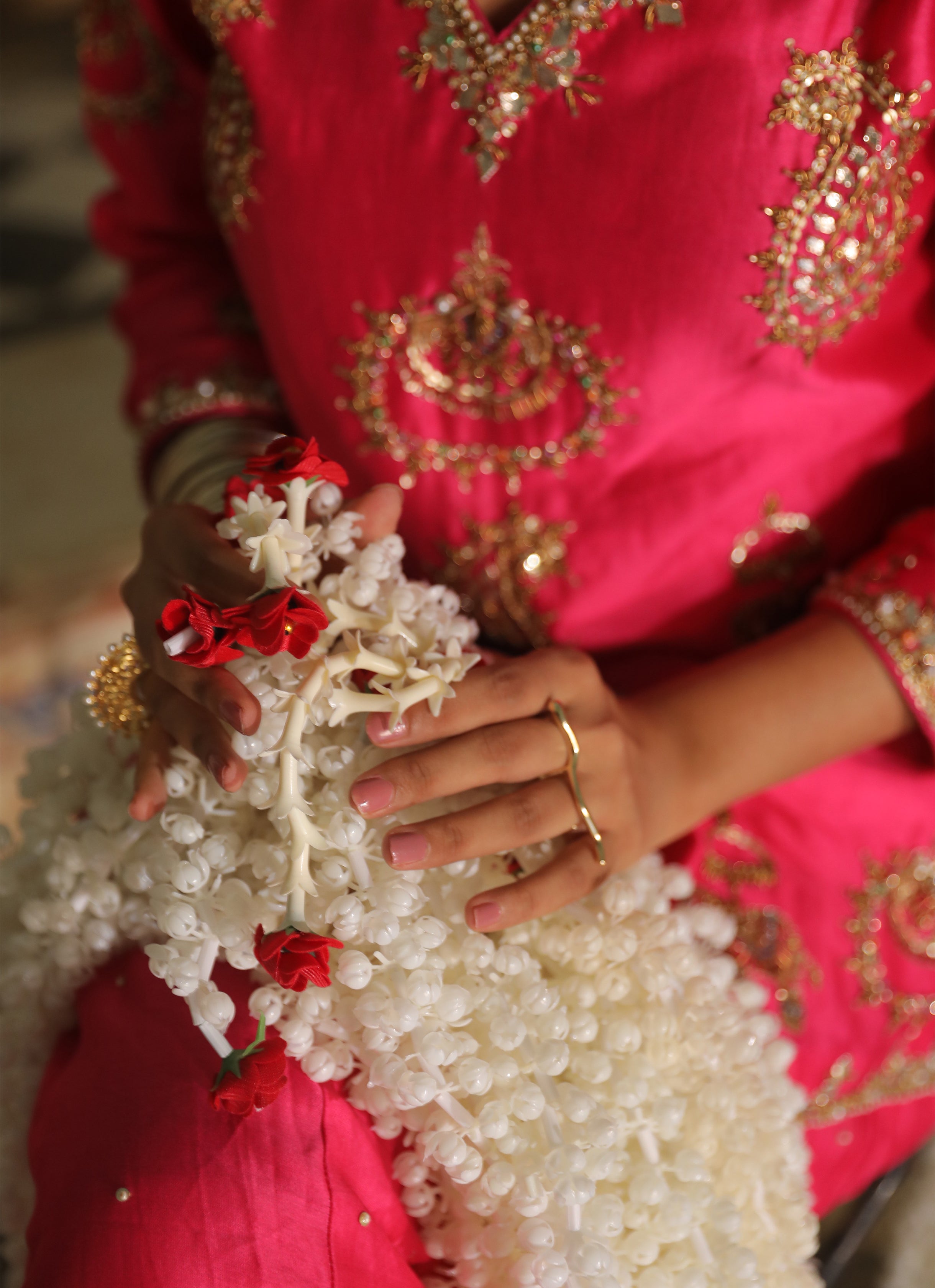 HOT PINK SHARARA SET