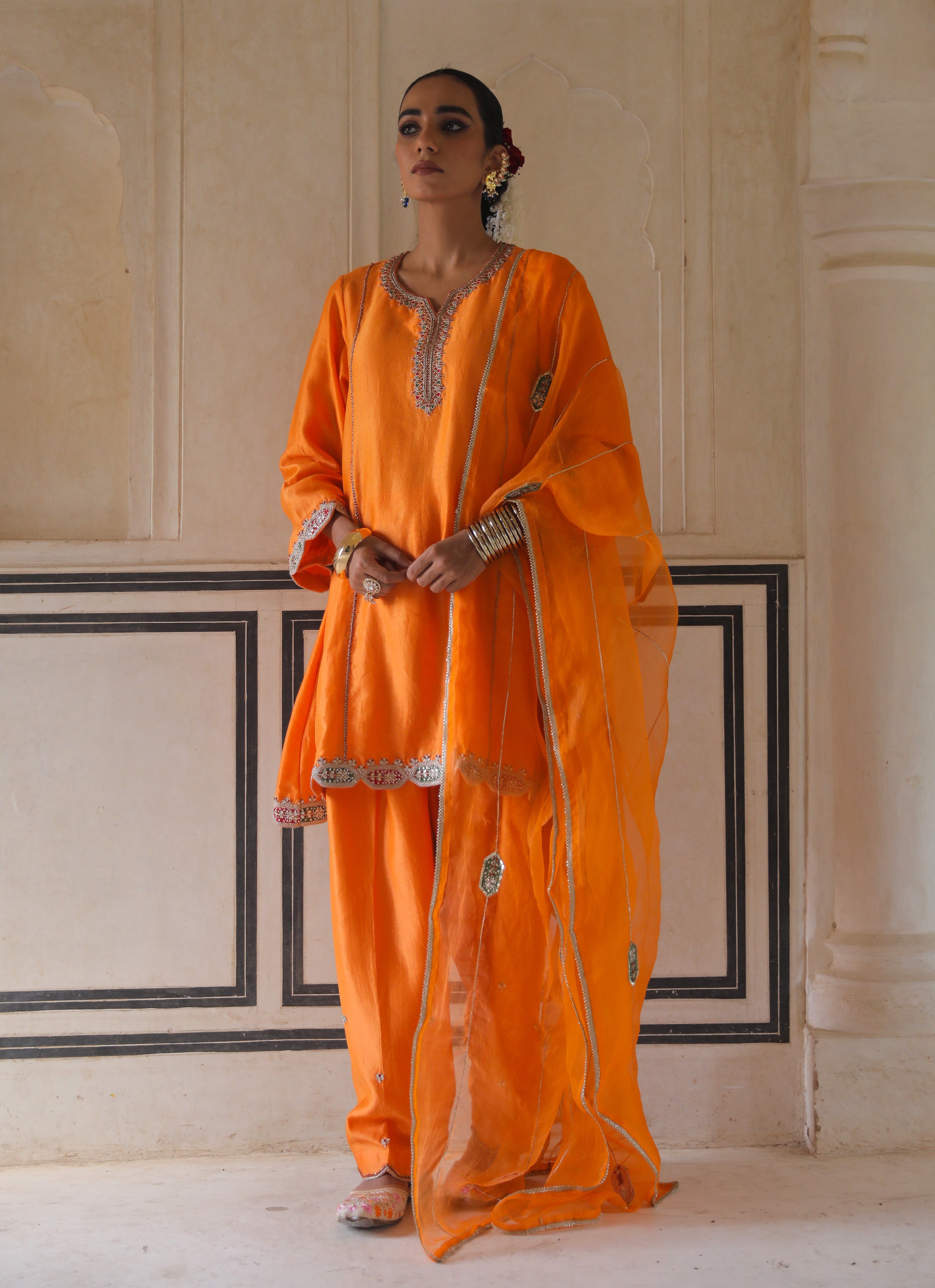SILK KURTA WITH PANT