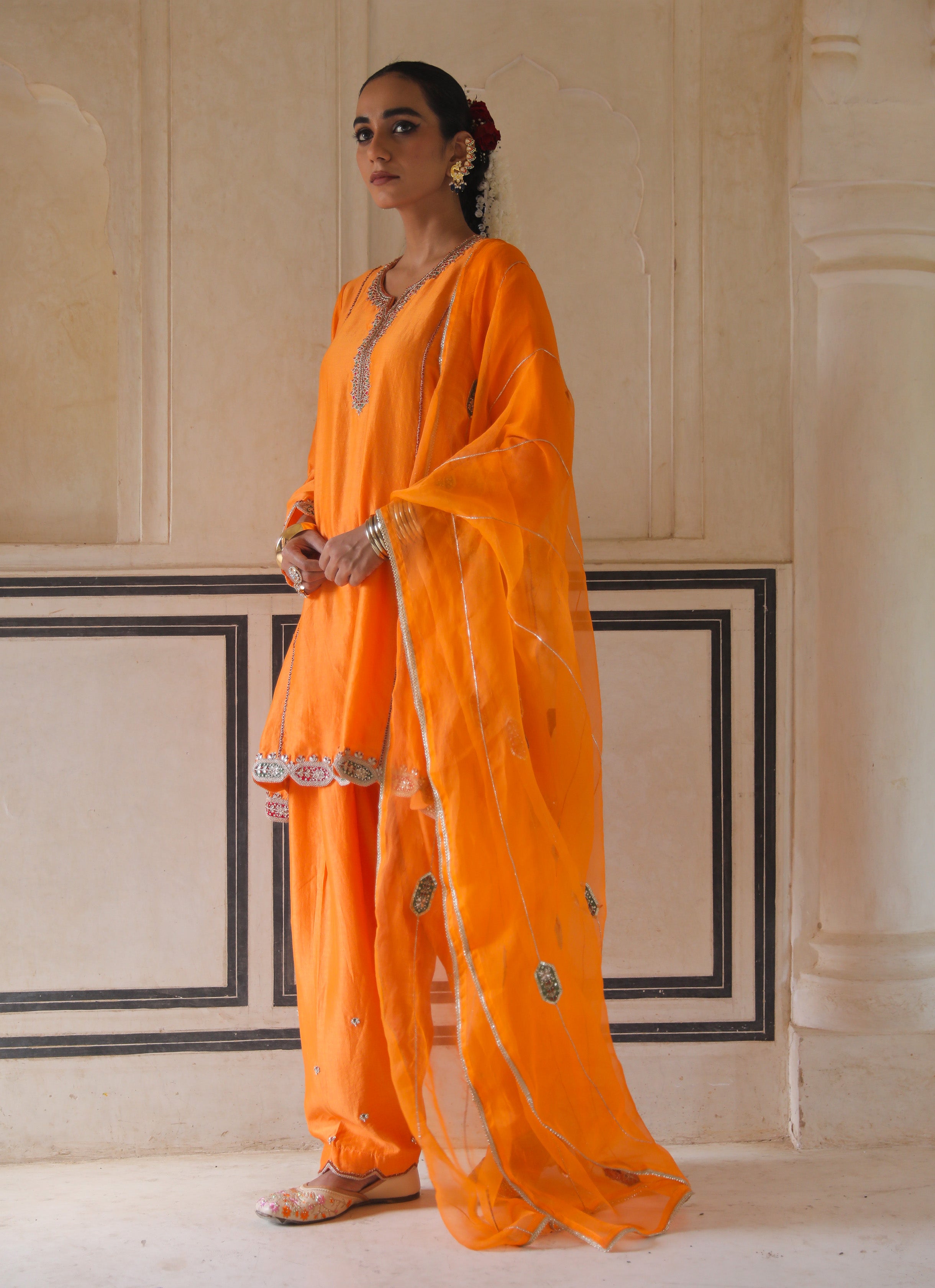 SILK KURTA WITH PANT