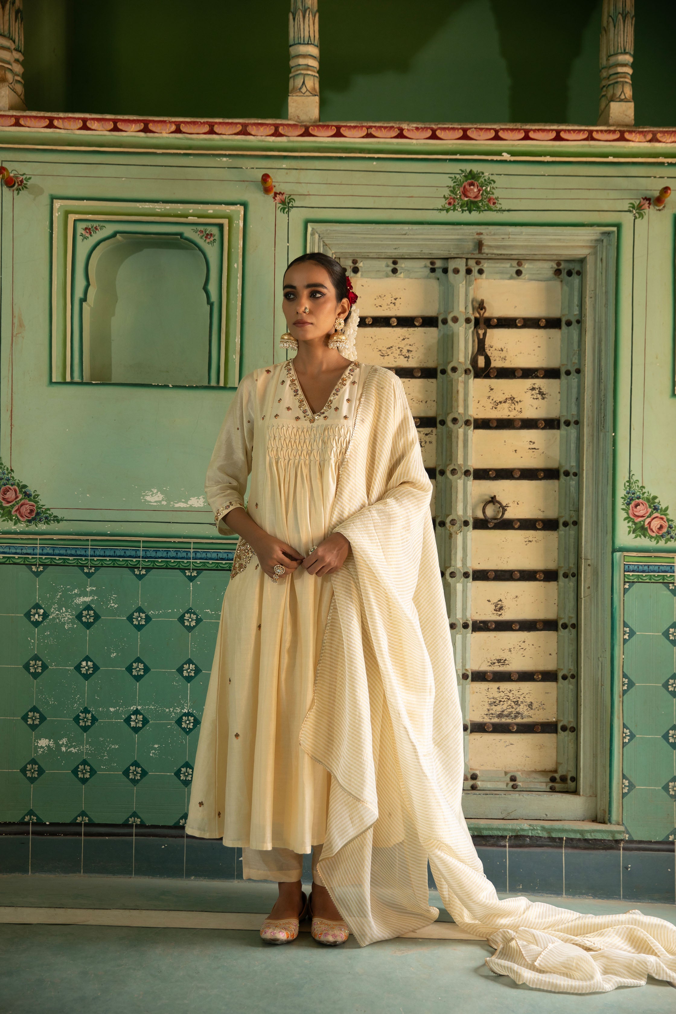 CHANDERI SUIT