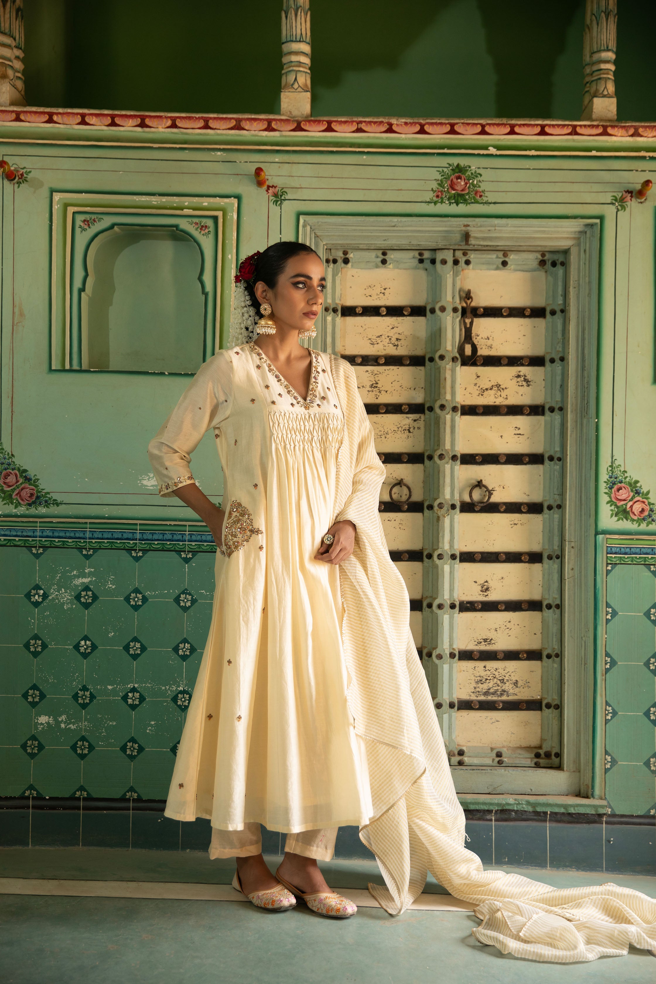 CHANDERI SUIT