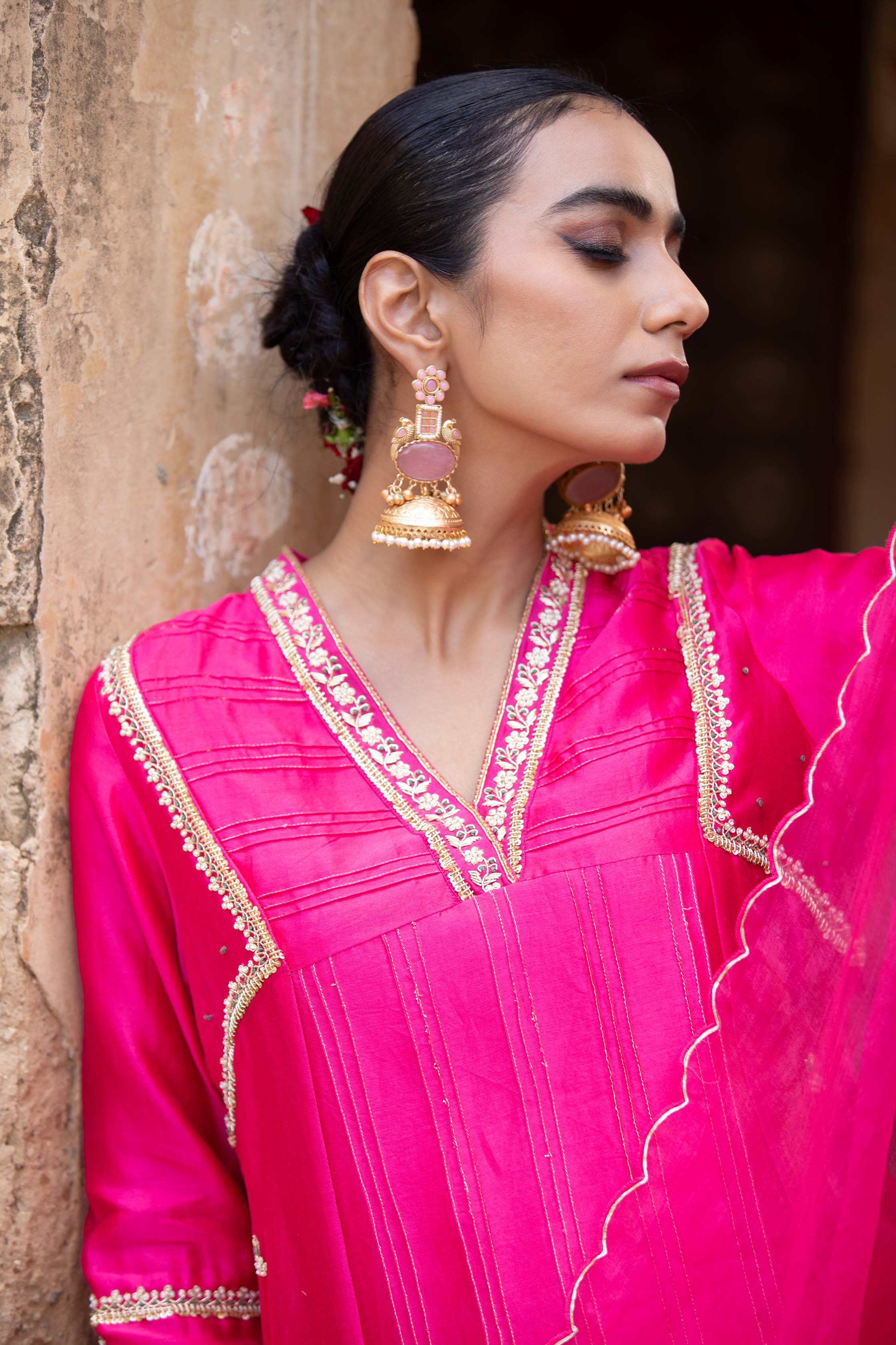 HOT PINK SUIT SET