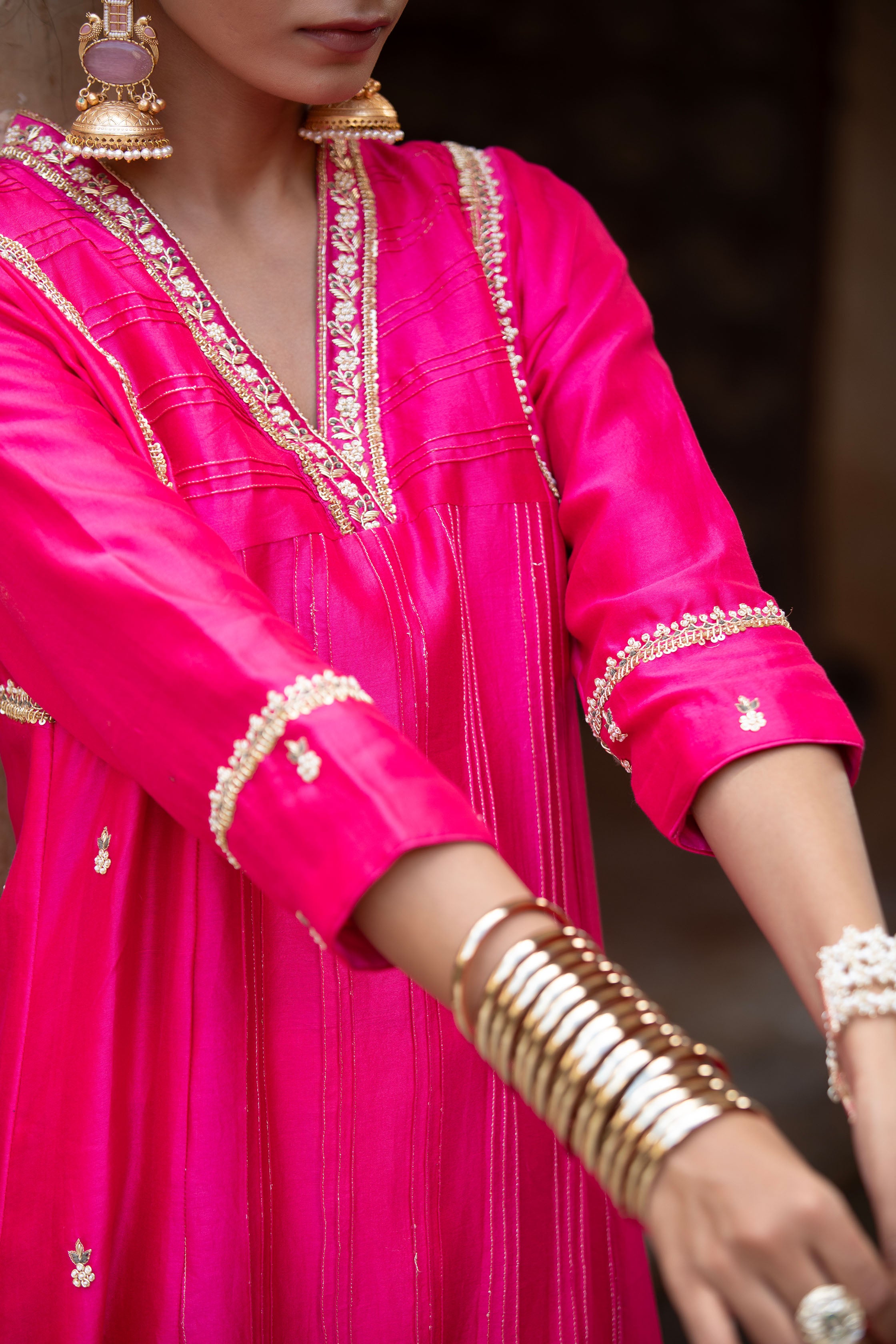 HOT PINK SUIT SET