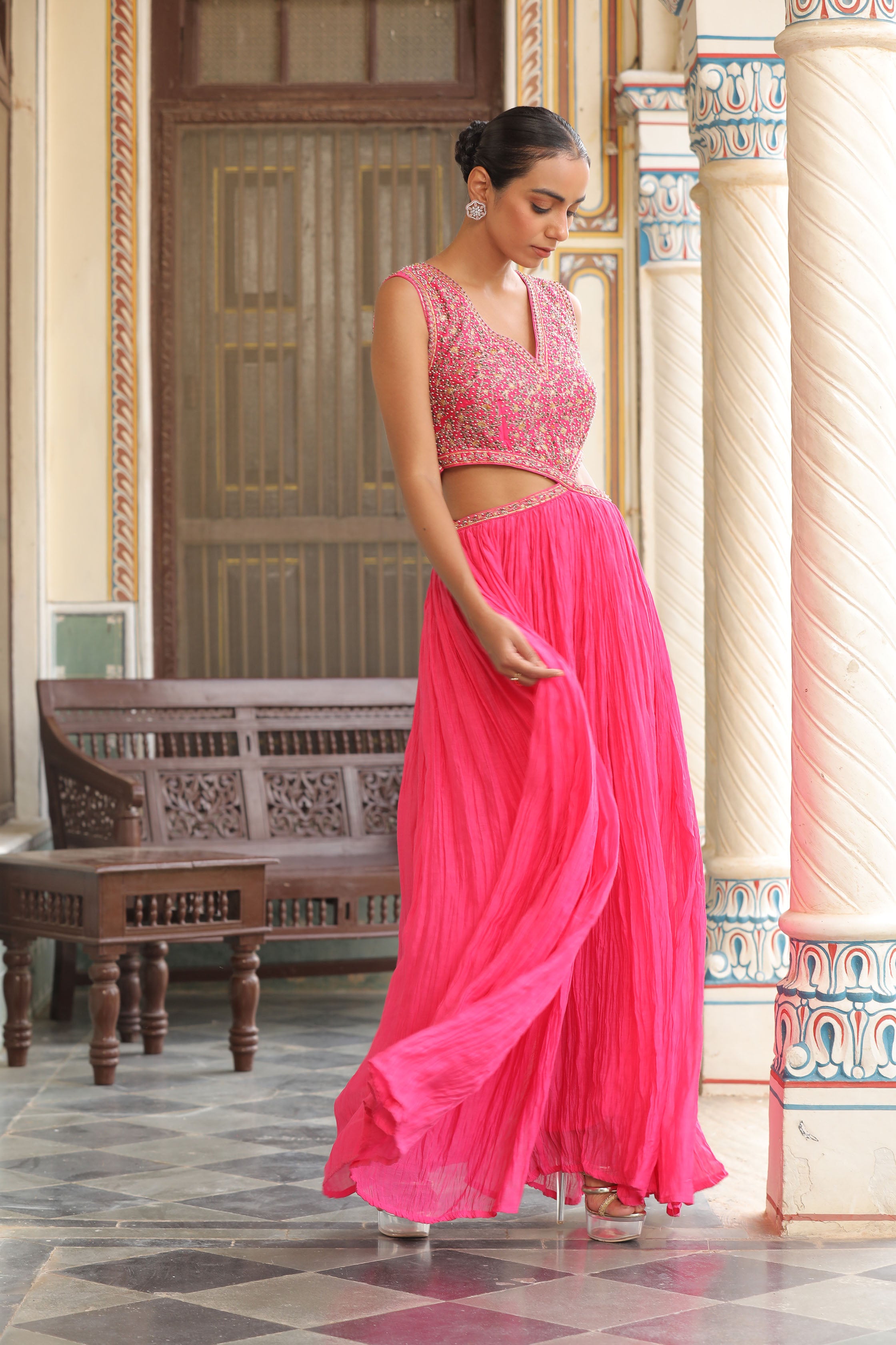 MAHIRA CRINCKLED JUMPSUIT