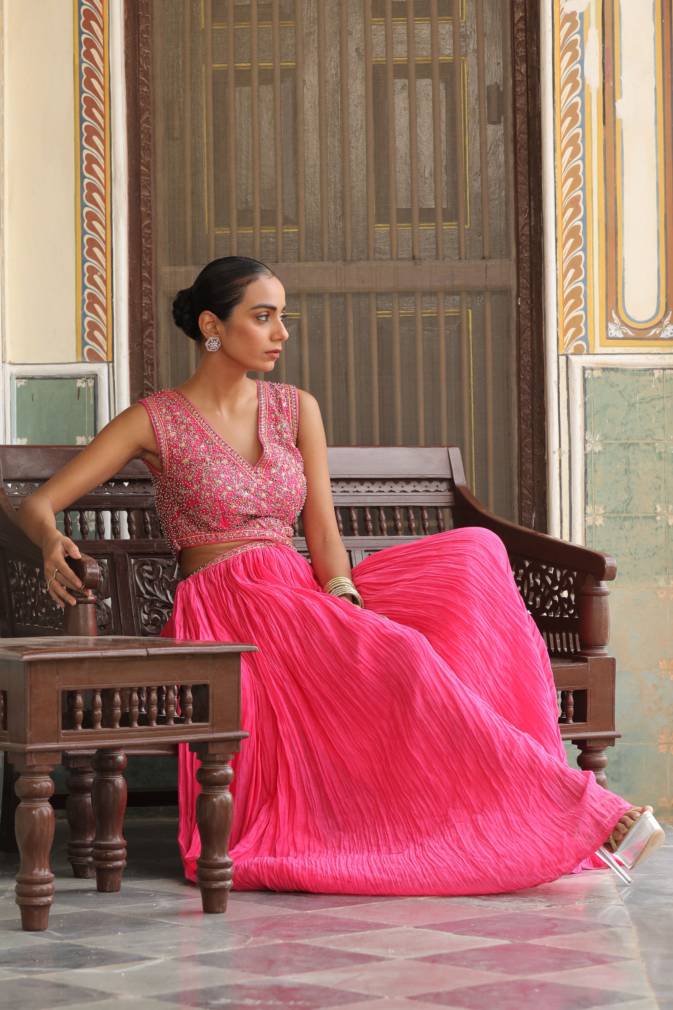 MAHIRA CRINCKLED JUMPSUIT