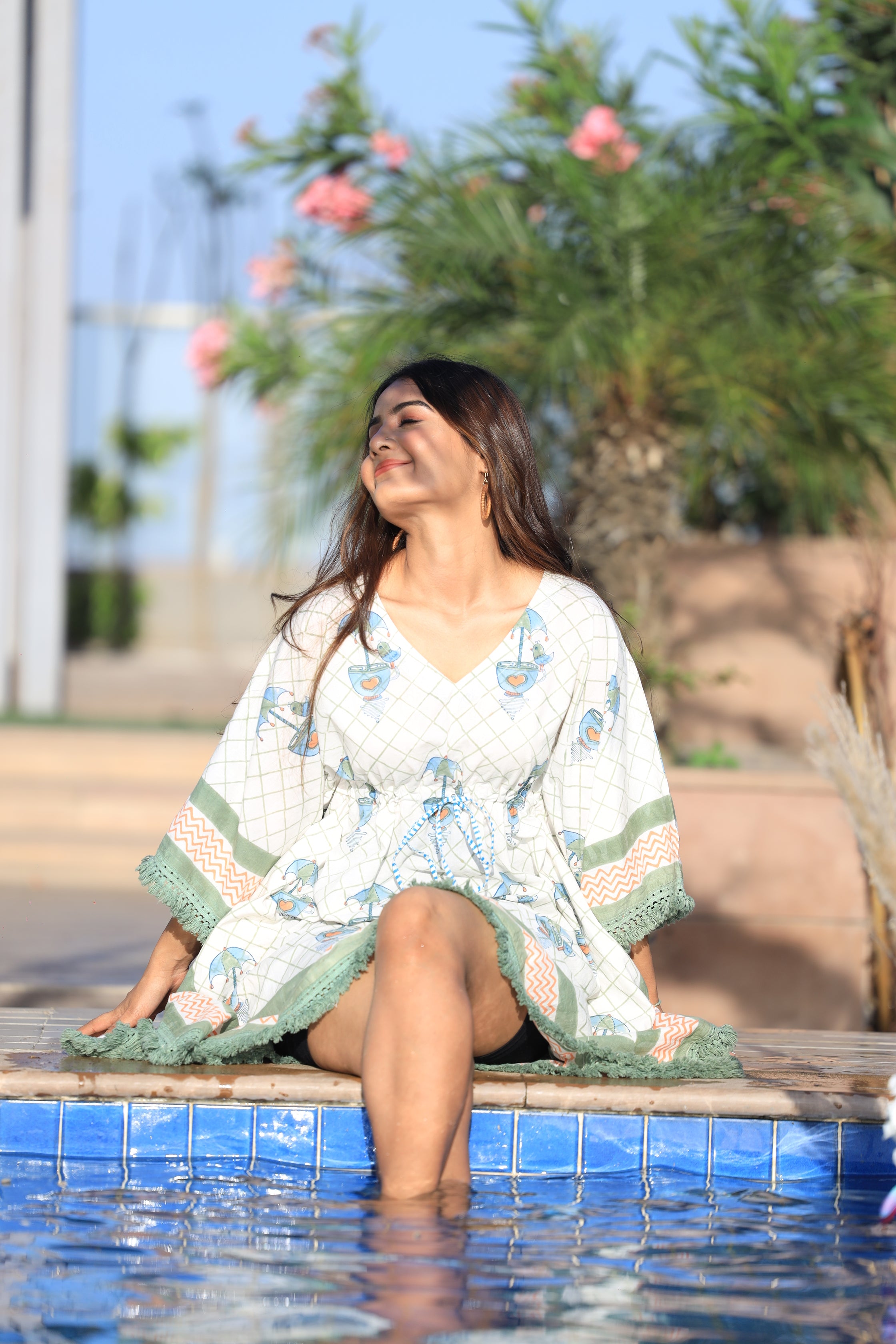 Lace Chatri Kaftan