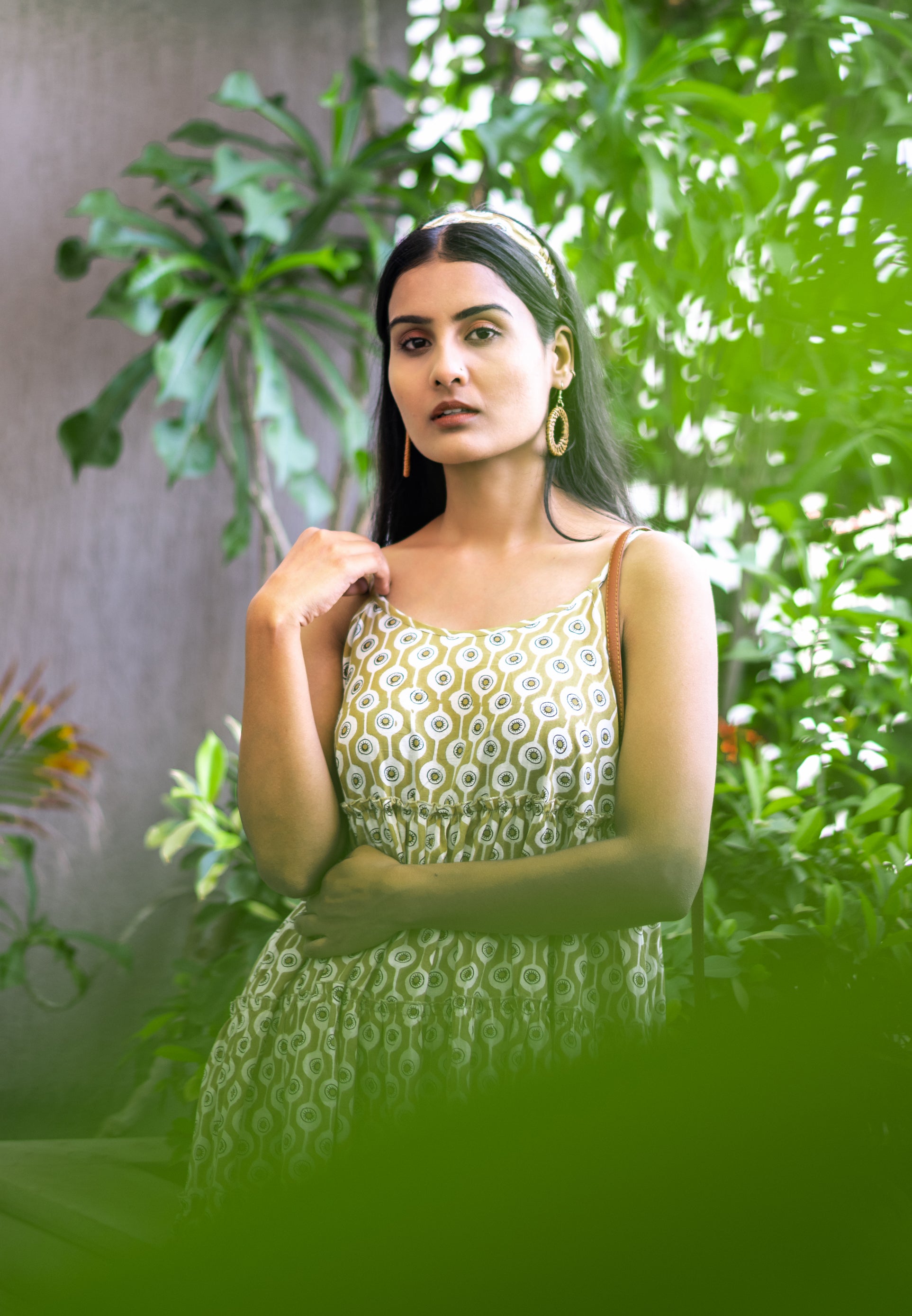 Andekha Lilac Long Tier Dress