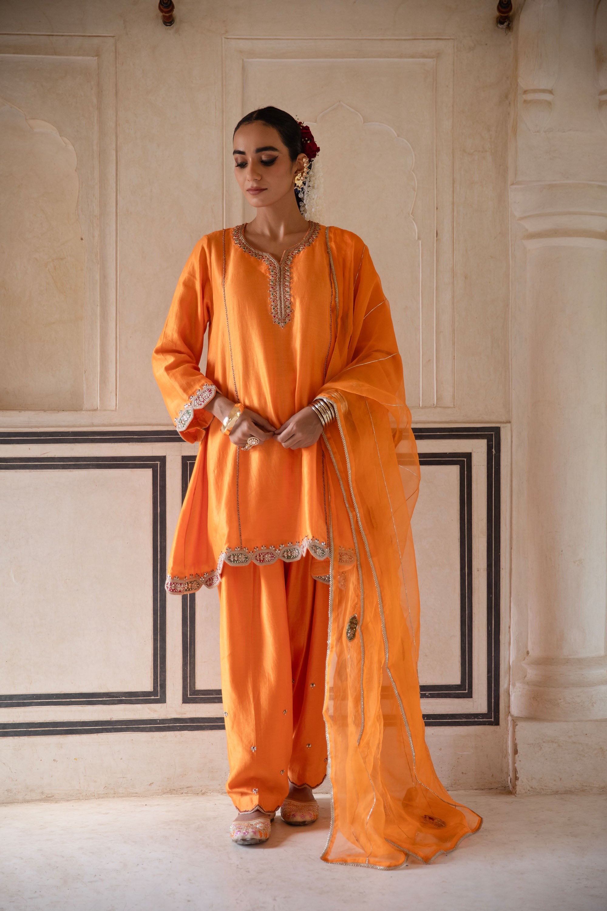 SILK KURTA WITH PANT