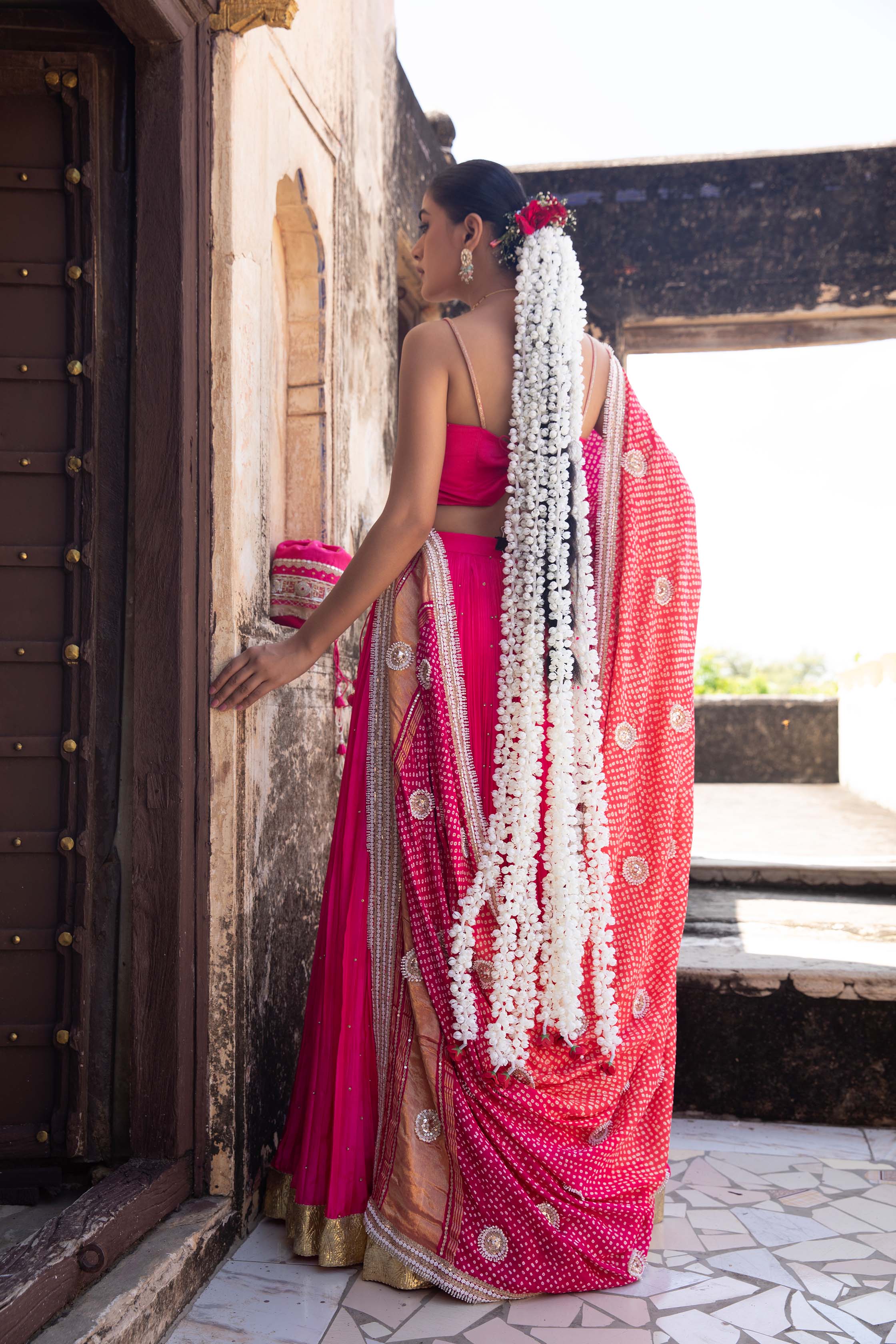 LEHENGA WITH BUSTIER BLOUSE