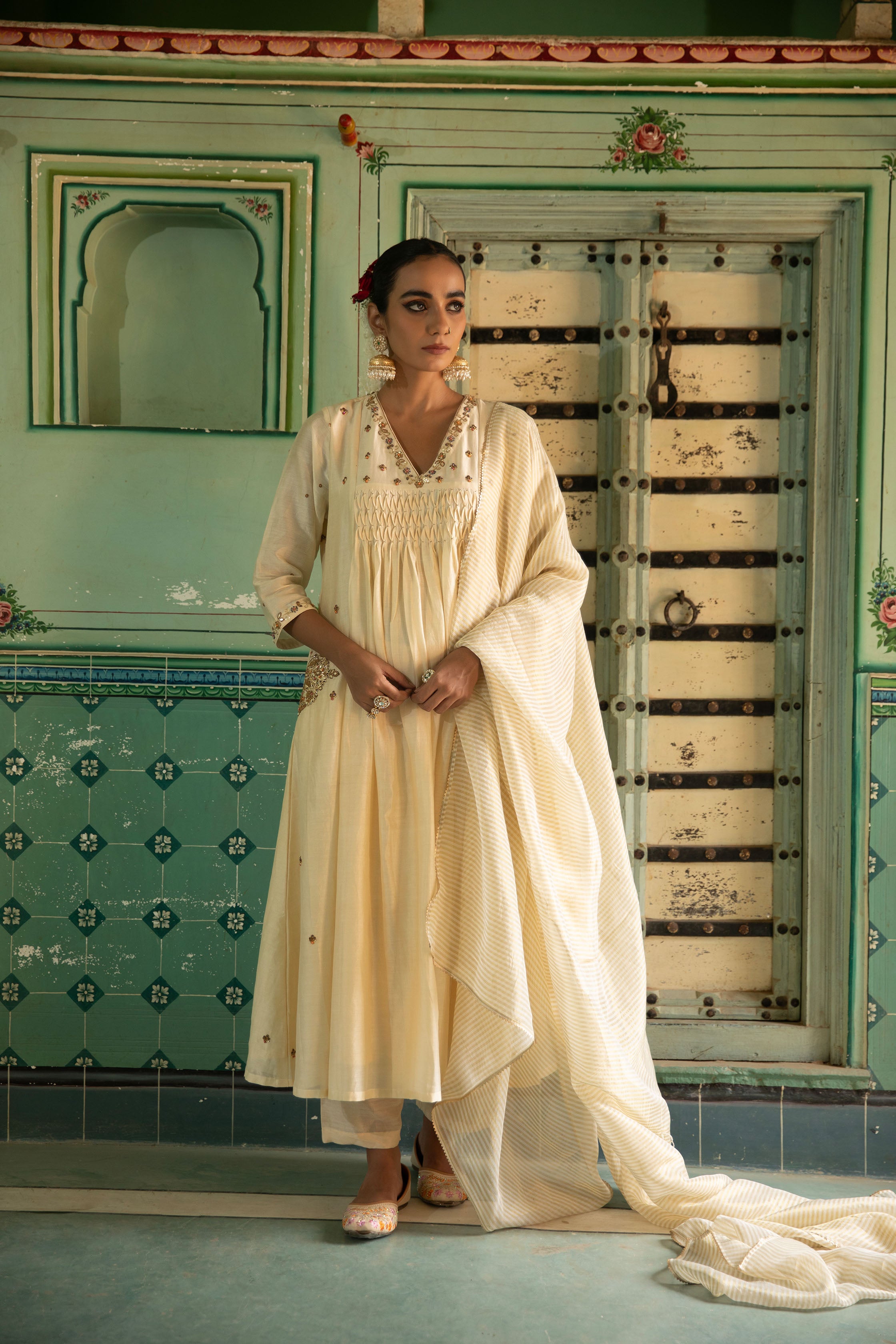 CHANDERI SUIT