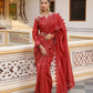 SAREE WITH BLOUSE AND BELT