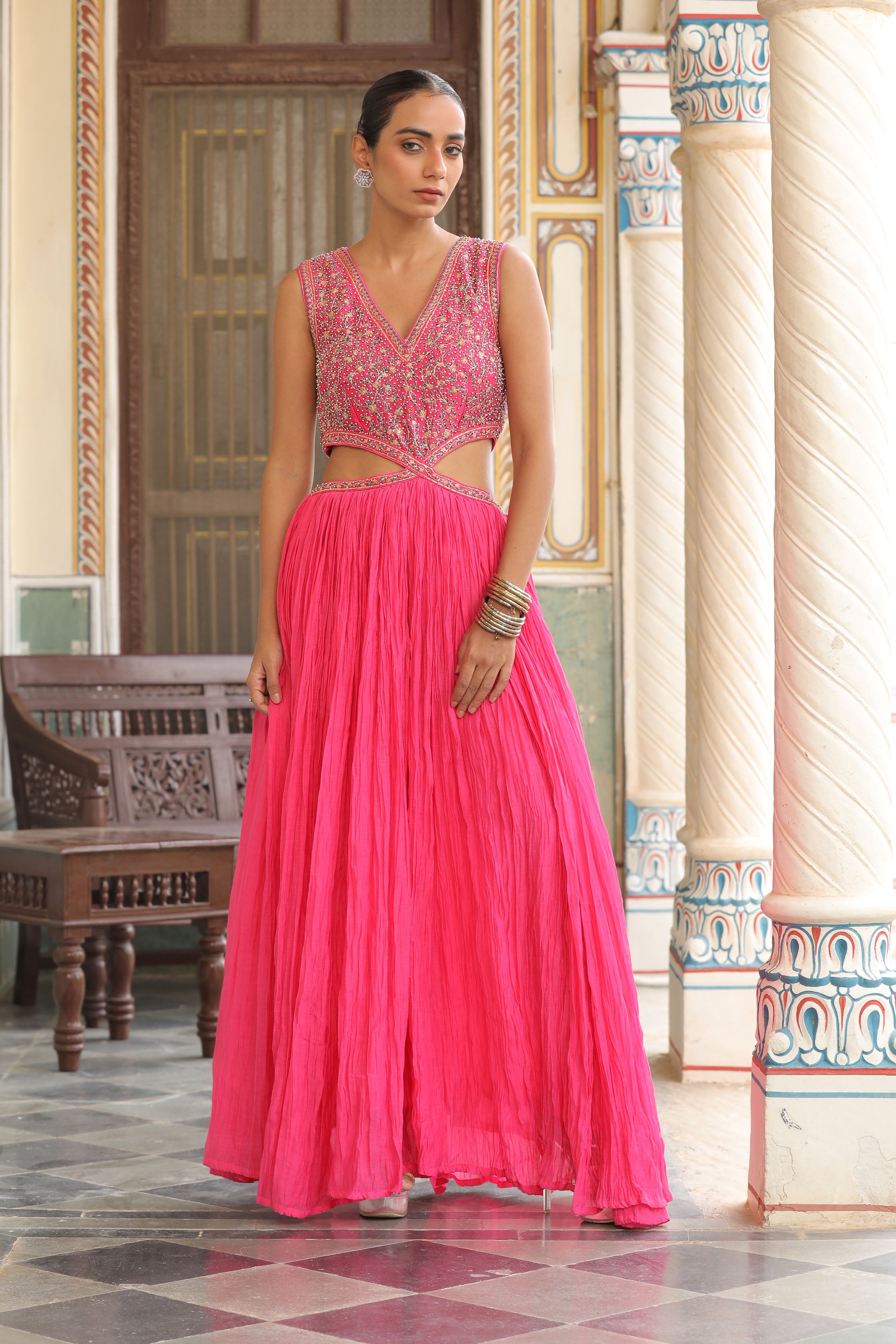 MAHIRA CRINCKLED JUMPSUIT