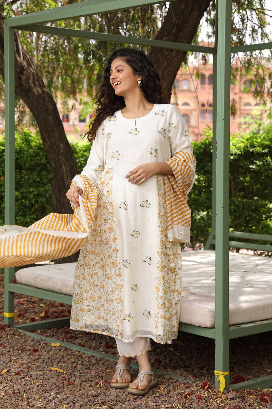 Water Lilly Kurta Set