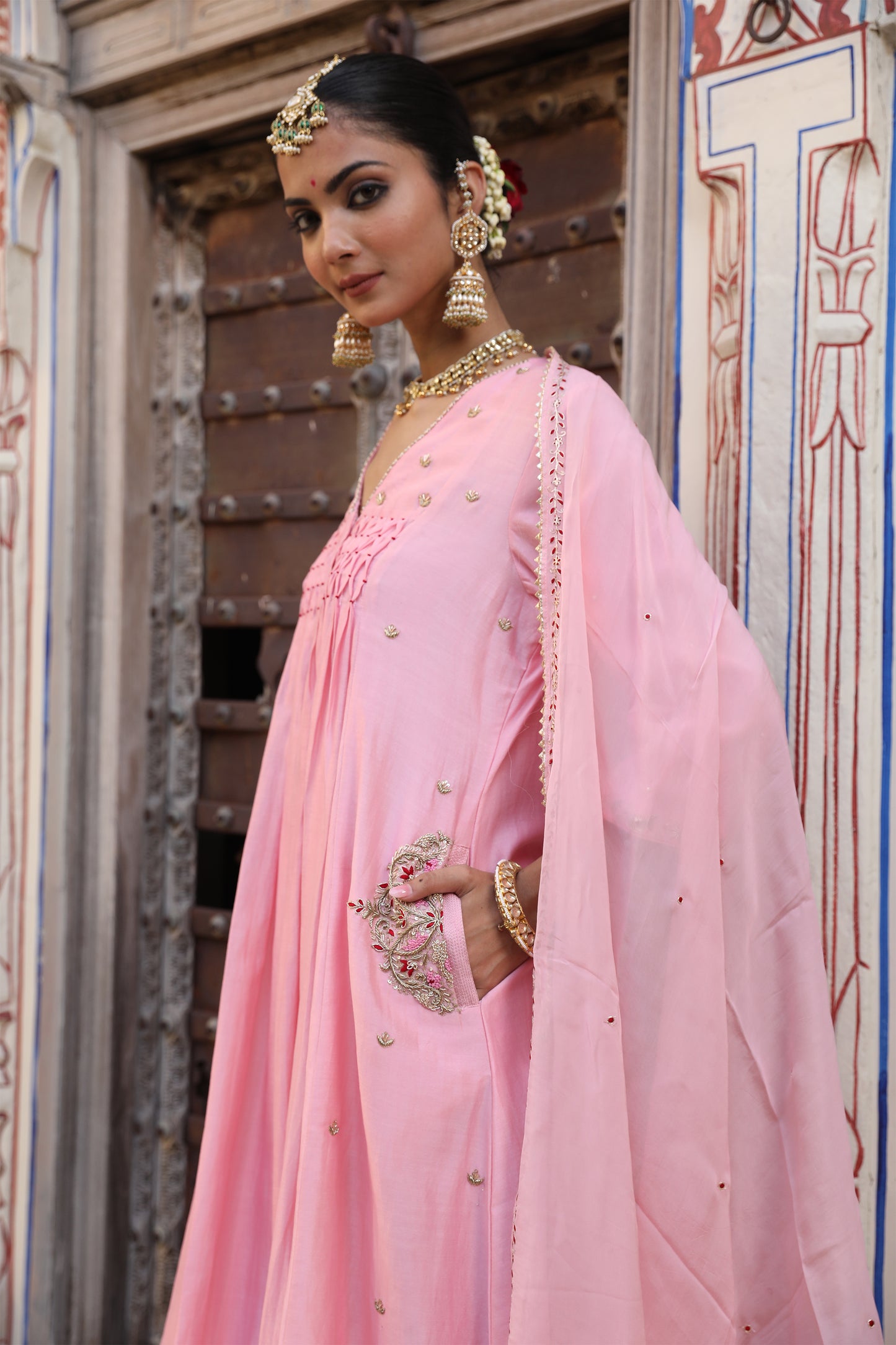 Laxmi Pink Suit set