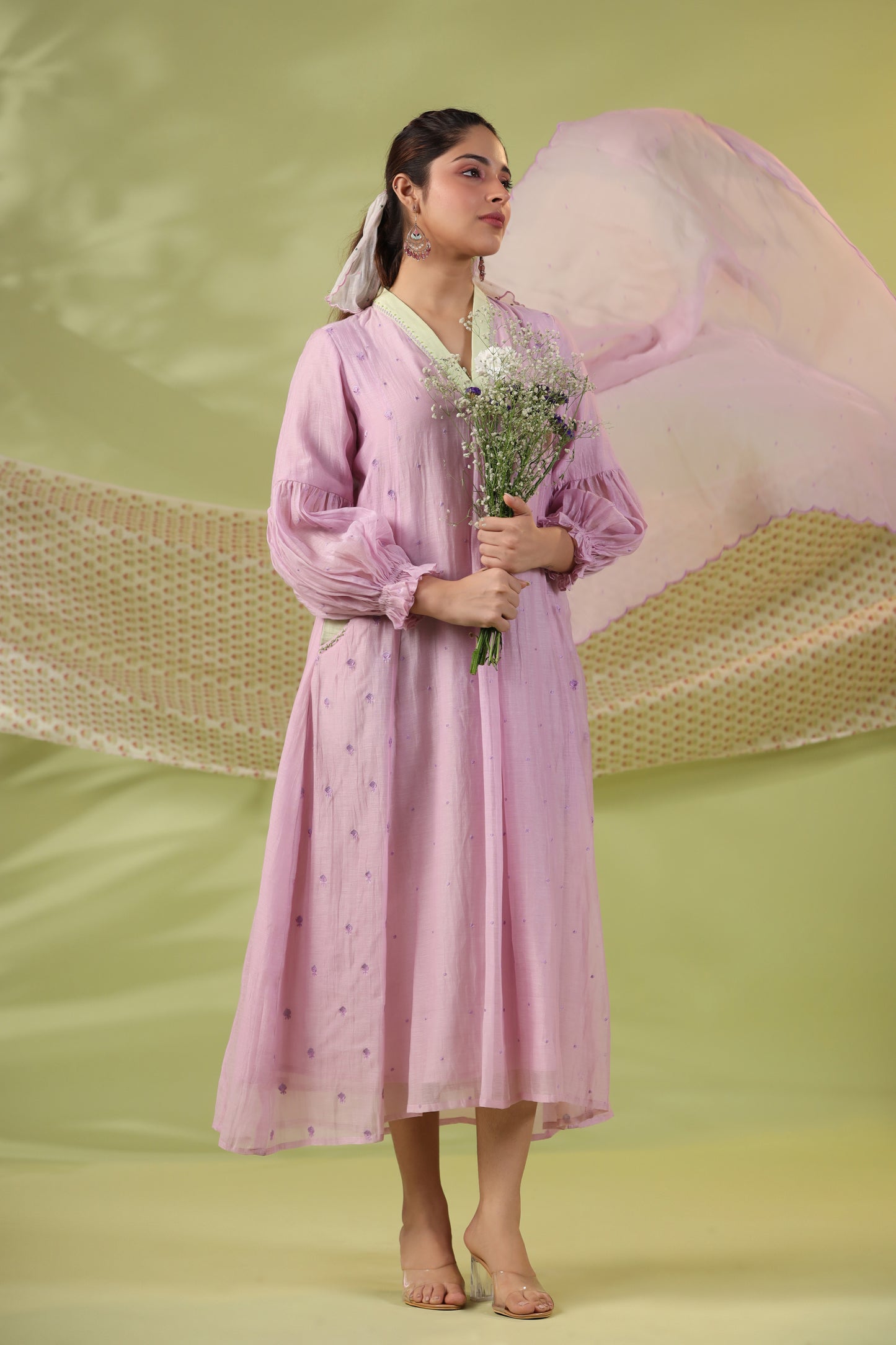Lilac Garden Dress
