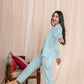Blue Dhari Night Suit (2 pcs)