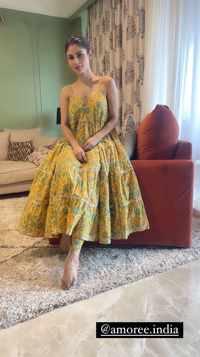 Sunshine Yellow Long Tier Dress